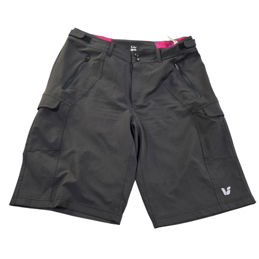 LIV Cycling Cargo Shorts Women's XL Breathable Trail Bike Black Outdoors Pockets